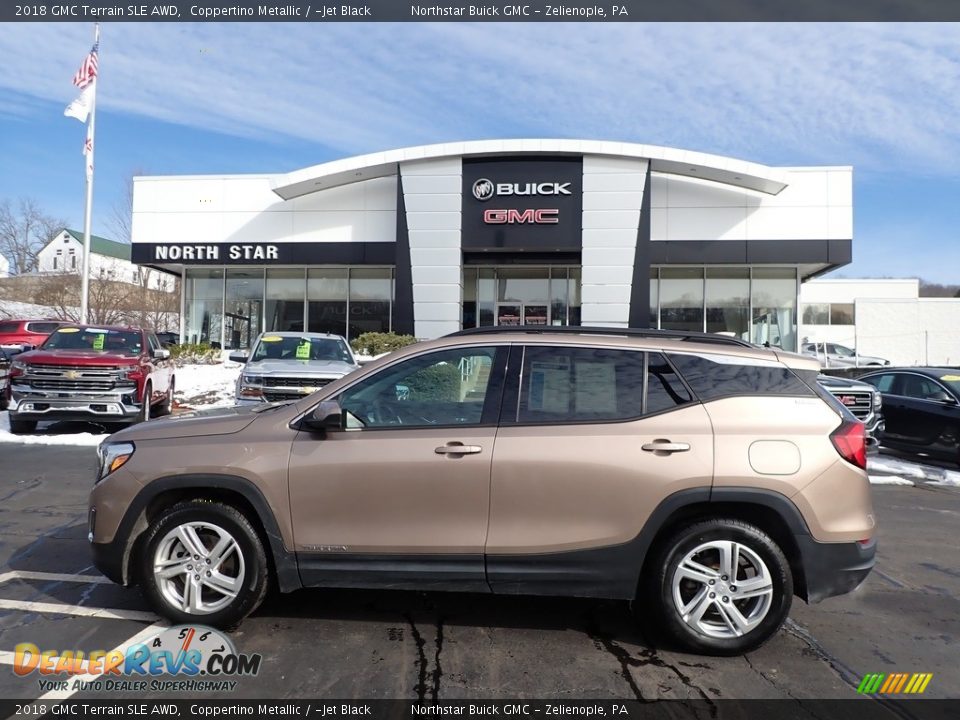 2018 GMC Terrain SLE AWD Coppertino Metallic / ­Jet Black Photo #12