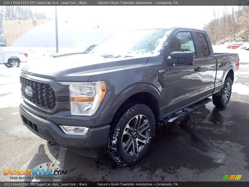 2021 Ford F150 STX SuperCab 4x4 Lead Foot / Black Photo #5