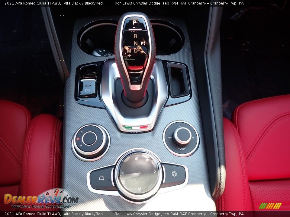 2021 Alfa Romeo Giulia TI AWD Alfa Black / Black/Red Photo #20