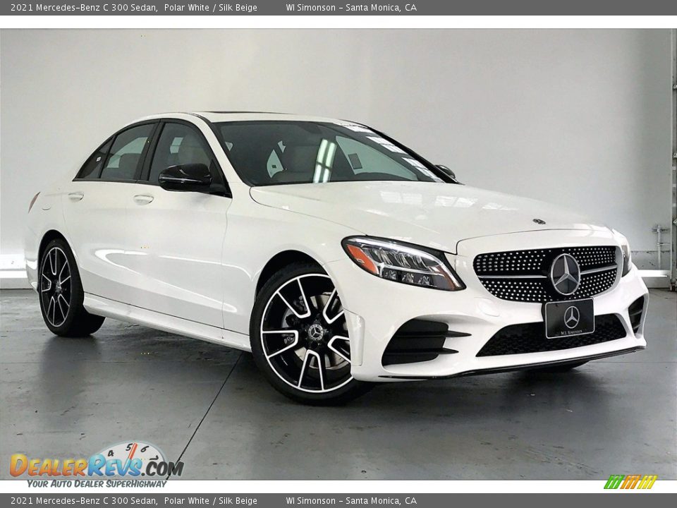 2021 Mercedes-Benz C 300 Sedan Polar White / Silk Beige Photo #12