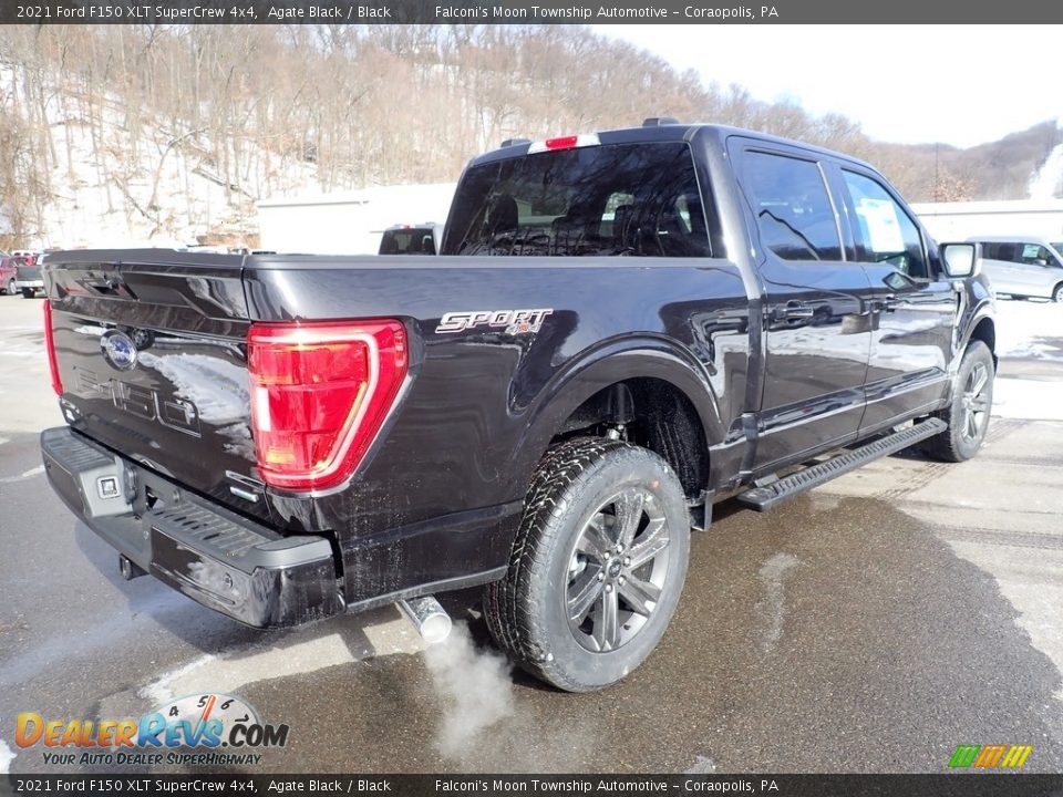 2021 Ford F150 XLT SuperCrew 4x4 Agate Black / Black Photo #2