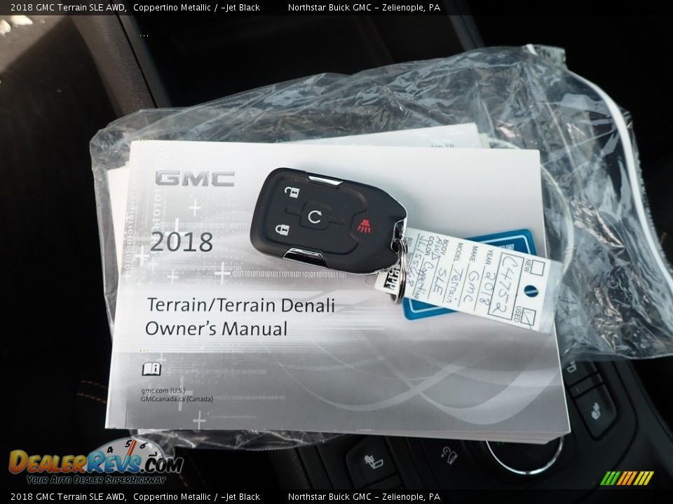 2018 GMC Terrain SLE AWD Coppertino Metallic / ­Jet Black Photo #29