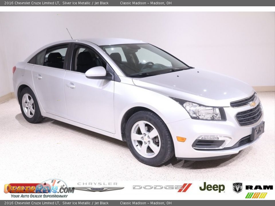 2016 Chevrolet Cruze Limited LT Silver Ice Metallic / Jet Black Photo #1