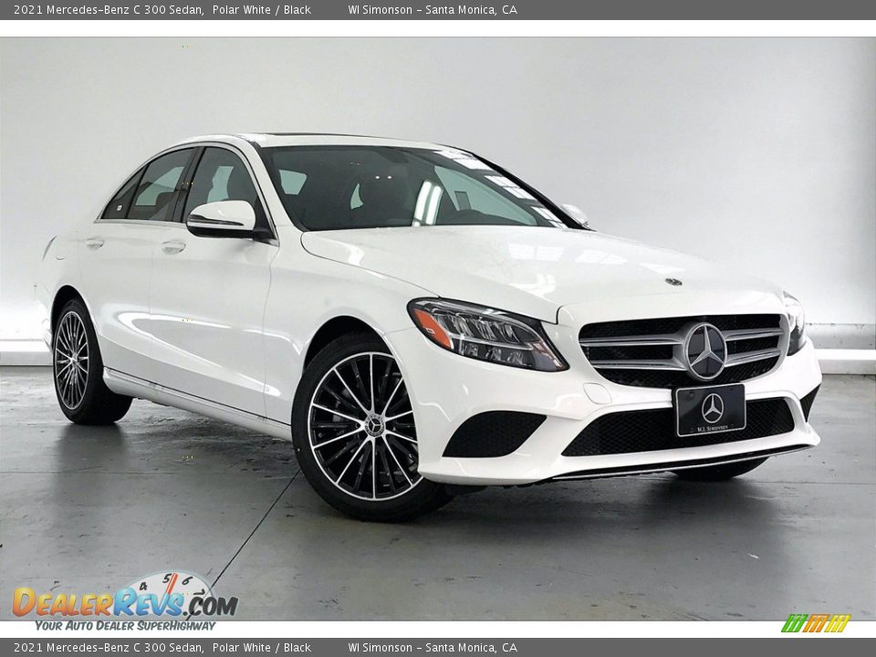 2021 Mercedes-Benz C 300 Sedan Polar White / Black Photo #12