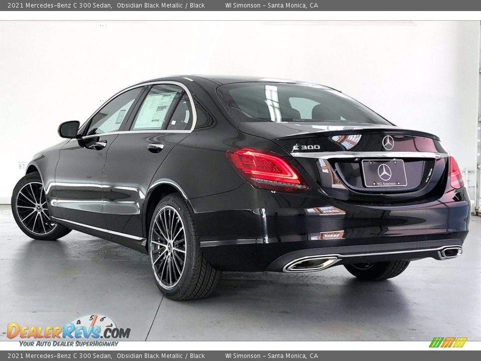 2021 Mercedes-Benz C 300 Sedan Obsidian Black Metallic / Black Photo #2