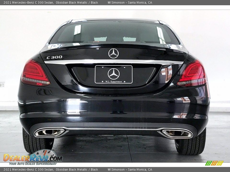 2021 Mercedes-Benz C 300 Sedan Obsidian Black Metallic / Black Photo #3