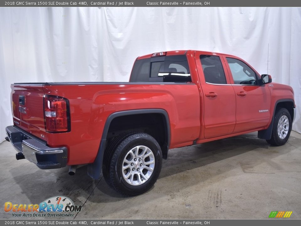 2018 GMC Sierra 1500 SLE Double Cab 4WD Cardinal Red / Jet Black Photo #2