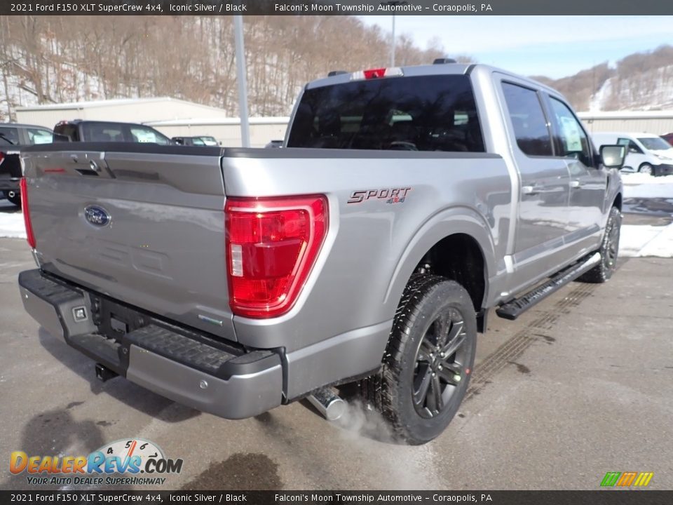 2021 Ford F150 XLT SuperCrew 4x4 Iconic Silver / Black Photo #2