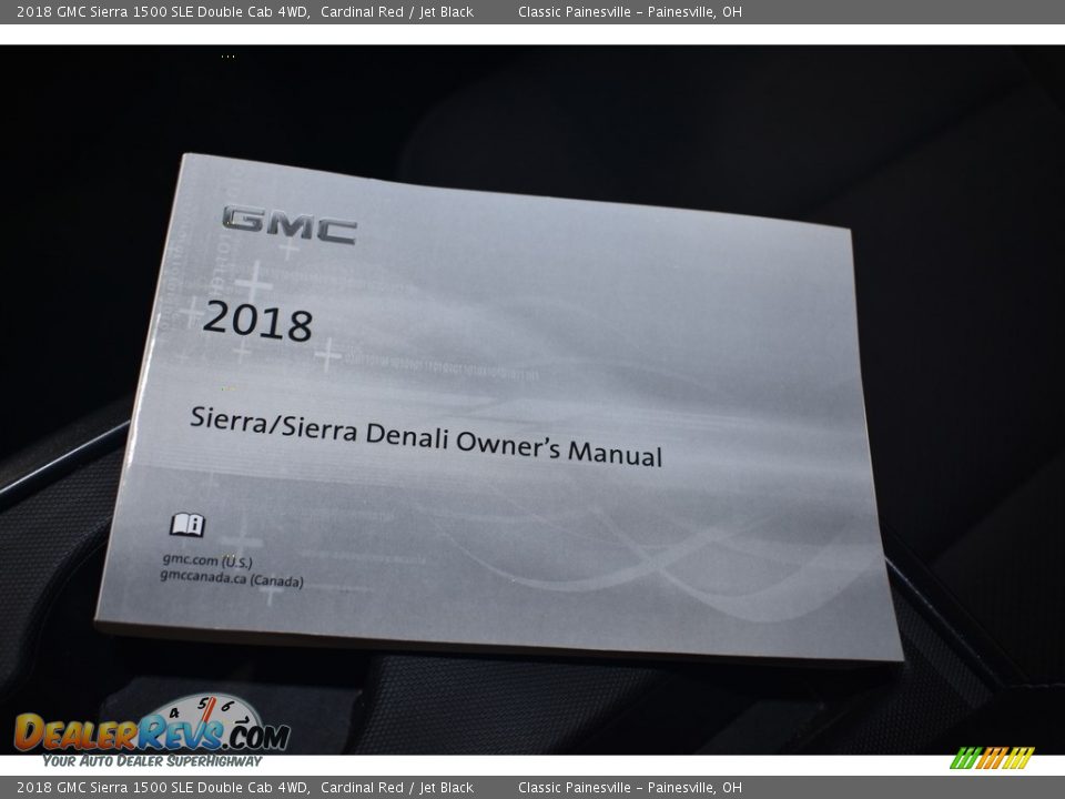 2018 GMC Sierra 1500 SLE Double Cab 4WD Cardinal Red / Jet Black Photo #15