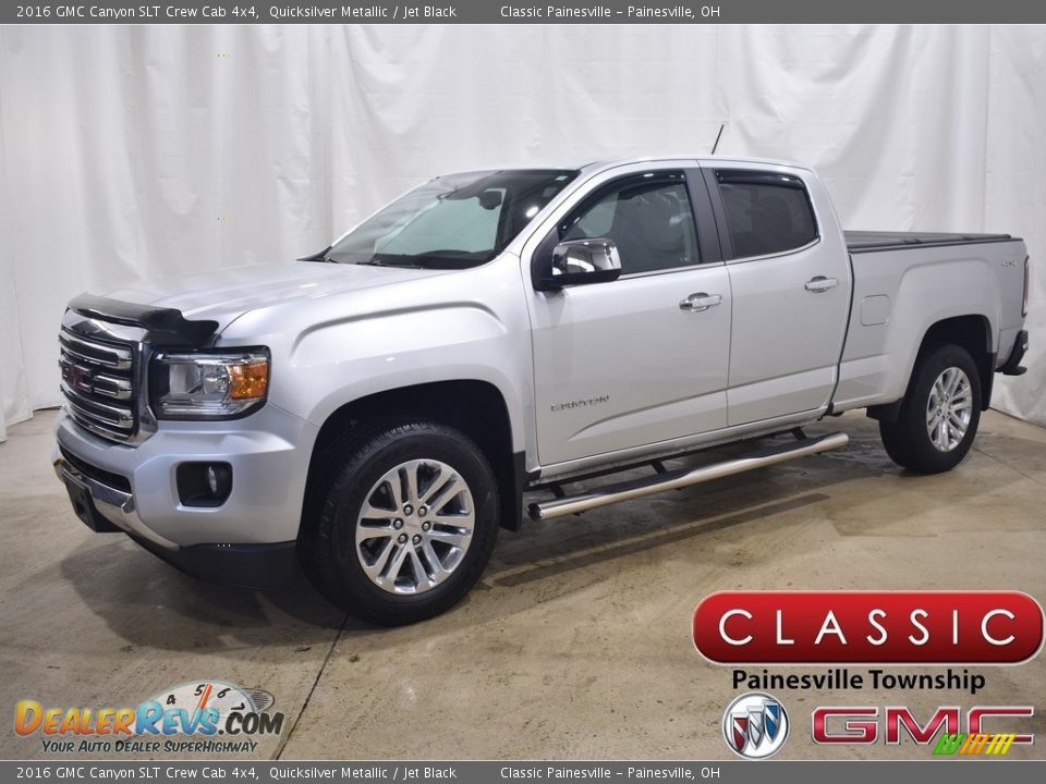 2016 GMC Canyon SLT Crew Cab 4x4 Quicksilver Metallic / Jet Black Photo #1