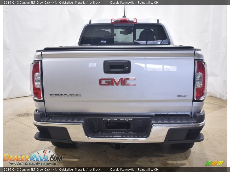 2016 GMC Canyon SLT Crew Cab 4x4 Quicksilver Metallic / Jet Black Photo #3