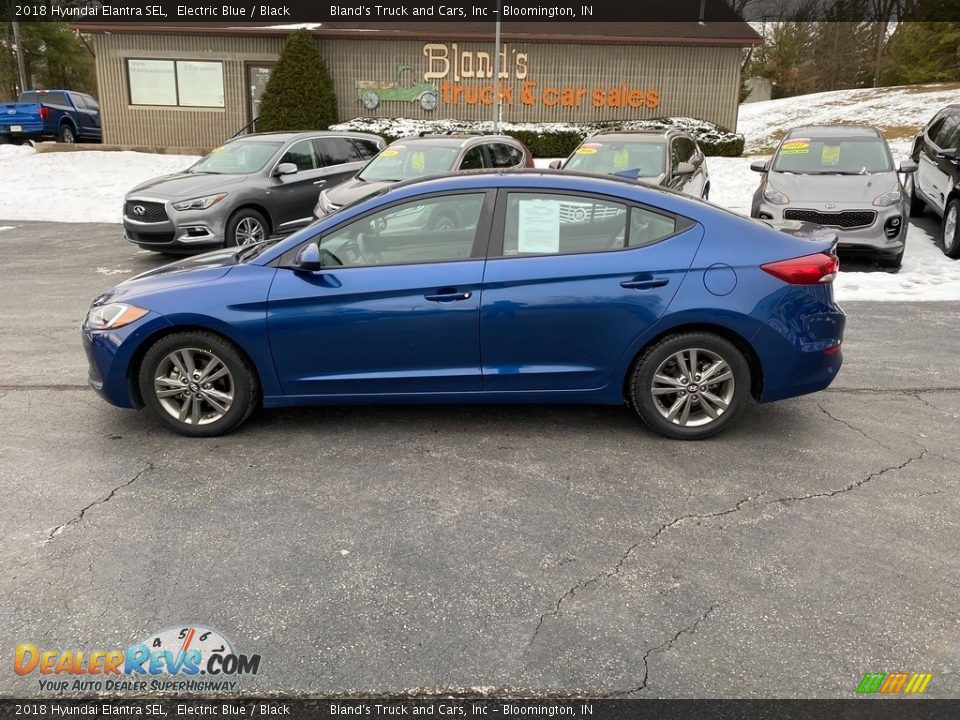 2018 Hyundai Elantra SEL Electric Blue / Black Photo #1