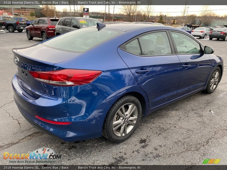 2018 Hyundai Elantra SEL Electric Blue / Black Photo #6