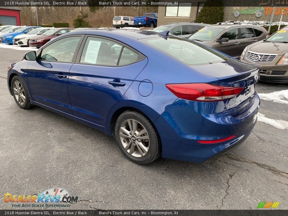 2018 Hyundai Elantra SEL Electric Blue / Black Photo #8