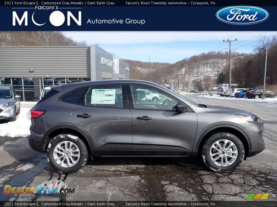 2021 Ford Escape S Carbonized Gray Metallic / Dark Earth Gray Photo #1