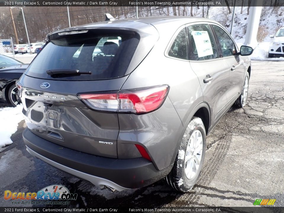 2021 Ford Escape S Carbonized Gray Metallic / Dark Earth Gray Photo #2