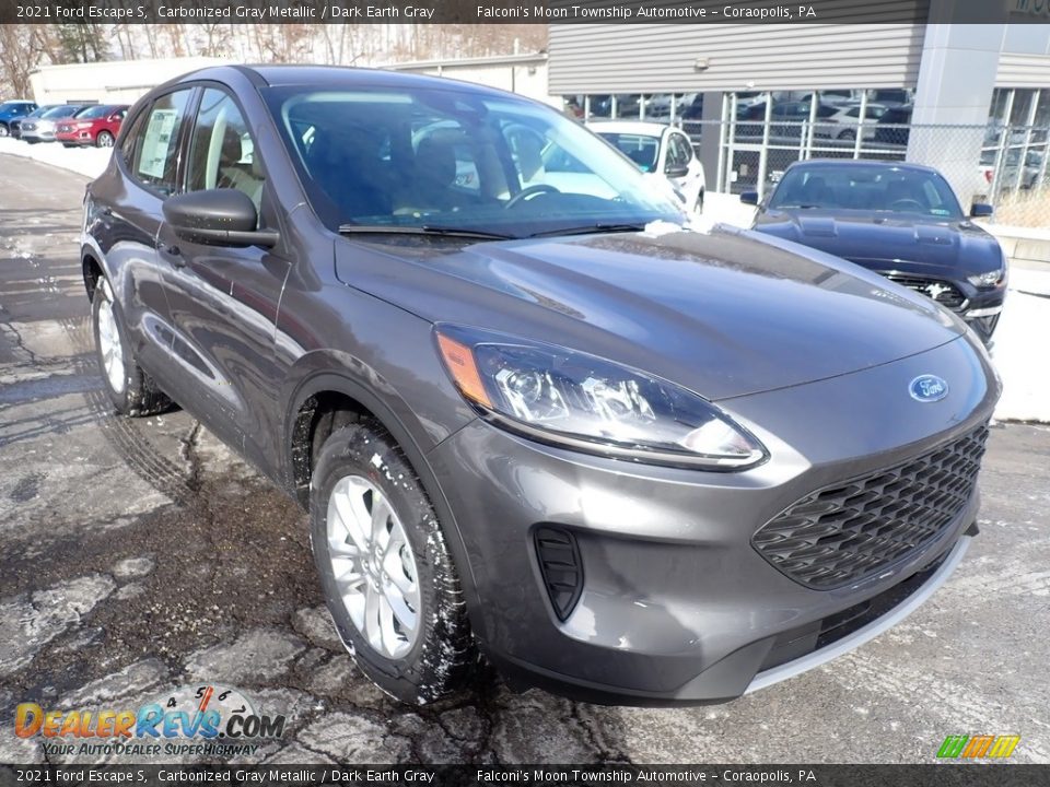 Carbonized Gray Metallic 2021 Ford Escape S Photo #3