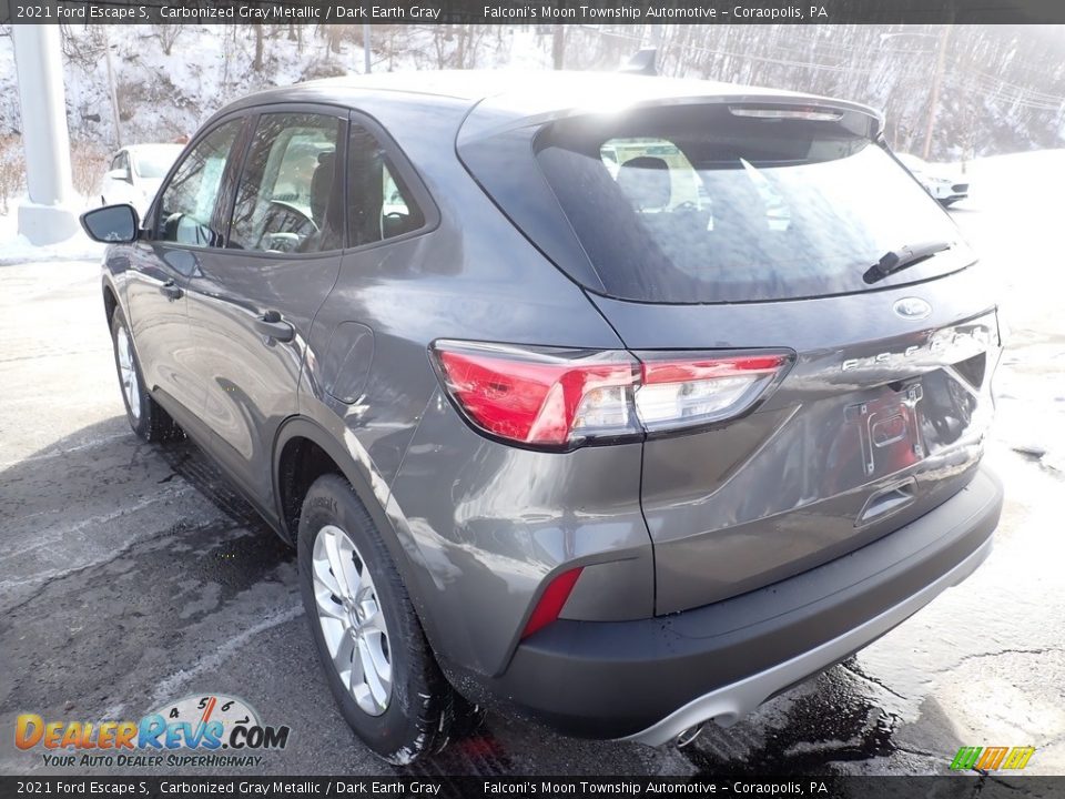 2021 Ford Escape S Carbonized Gray Metallic / Dark Earth Gray Photo #6