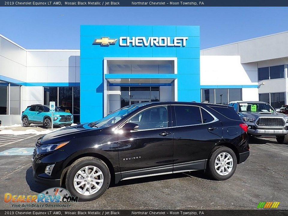 2019 Chevrolet Equinox LT AWD Mosaic Black Metallic / Jet Black Photo #1