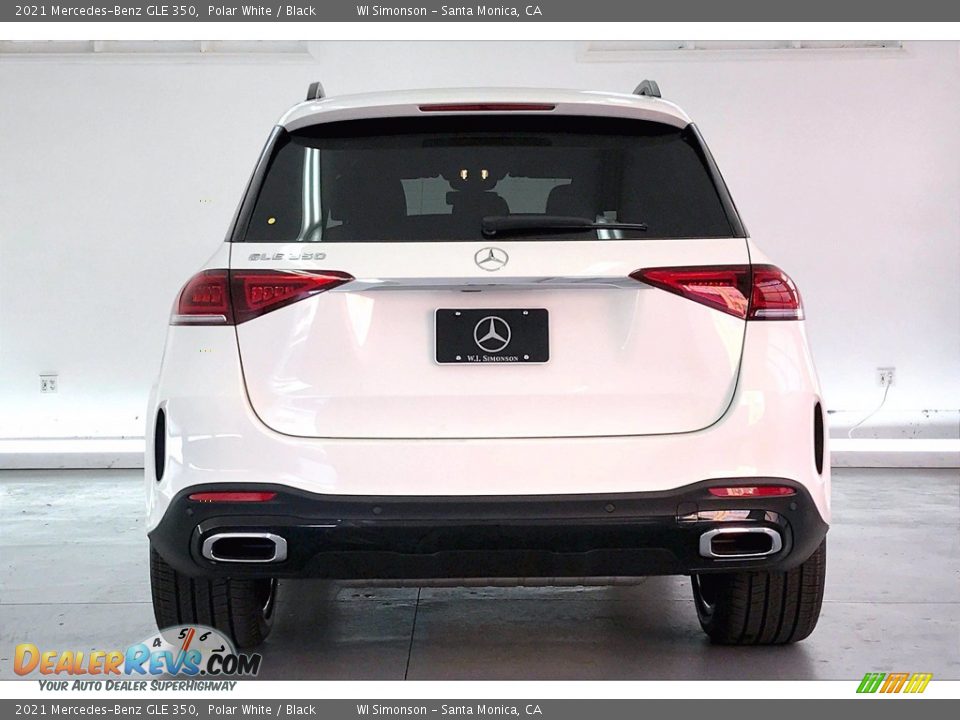 2021 Mercedes-Benz GLE 350 Polar White / Black Photo #3