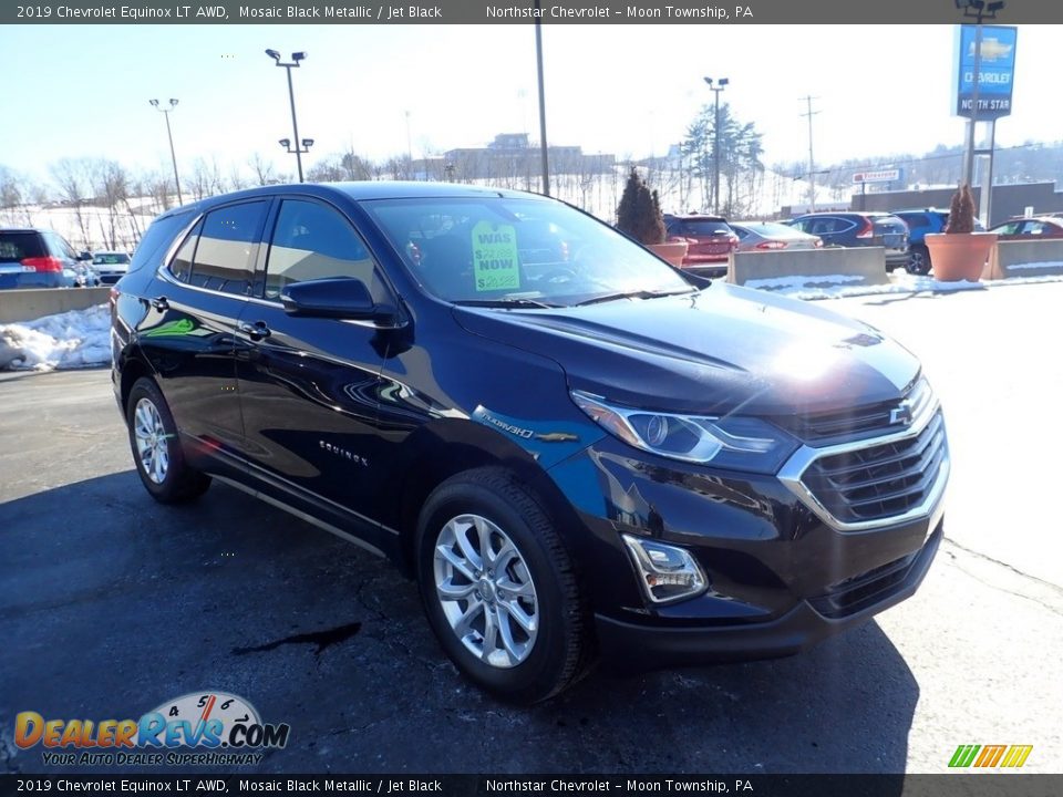 2019 Chevrolet Equinox LT AWD Mosaic Black Metallic / Jet Black Photo #11