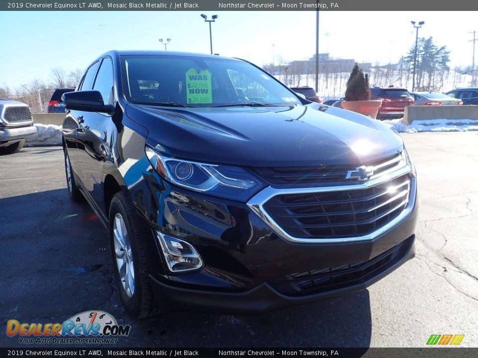 2019 Chevrolet Equinox LT AWD Mosaic Black Metallic / Jet Black Photo #12