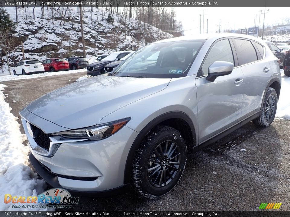 2021 Mazda CX-5 Touring AWD Sonic Silver Metallic / Black Photo #5