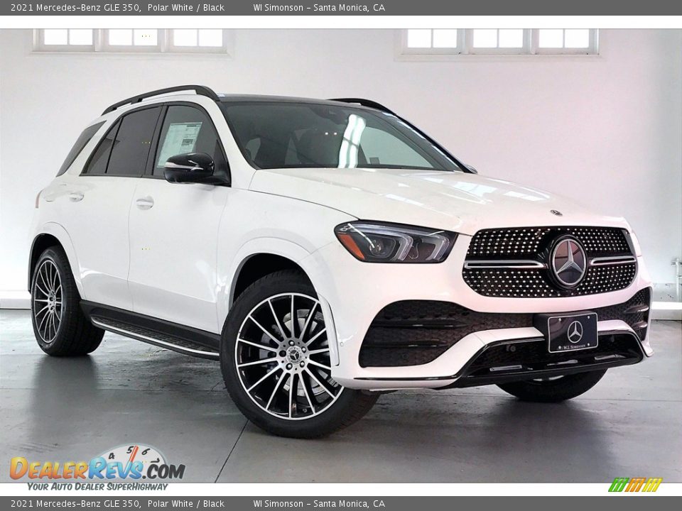 2021 Mercedes-Benz GLE 350 Polar White / Black Photo #12