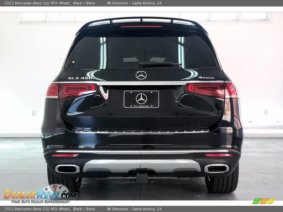 2021 Mercedes-Benz GLS 450 4Matic Black / Black Photo #3