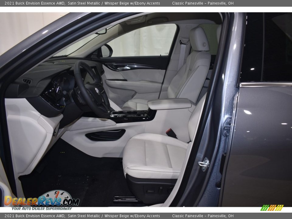 2021 Buick Envision Essence AWD Satin Steel Metallic / Whisper Beige w/Ebony Accents Photo #6