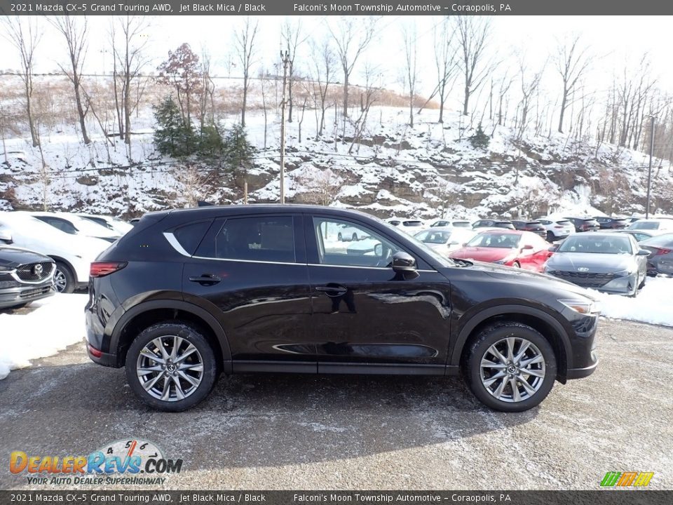 2021 Mazda CX-5 Grand Touring AWD Jet Black Mica / Black Photo #1