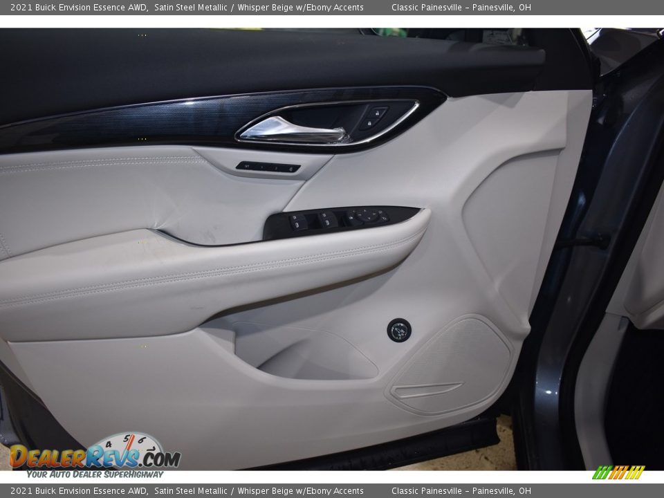 2021 Buick Envision Essence AWD Satin Steel Metallic / Whisper Beige w/Ebony Accents Photo #8
