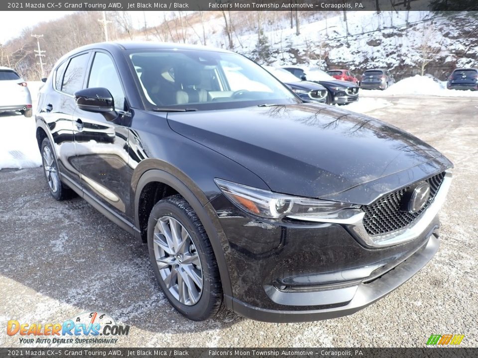 2021 Mazda CX-5 Grand Touring AWD Jet Black Mica / Black Photo #3