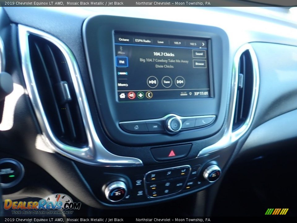 2019 Chevrolet Equinox LT AWD Mosaic Black Metallic / Jet Black Photo #27
