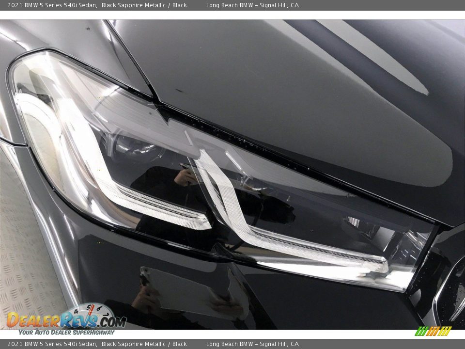2021 BMW 5 Series 540i Sedan Black Sapphire Metallic / Black Photo #15