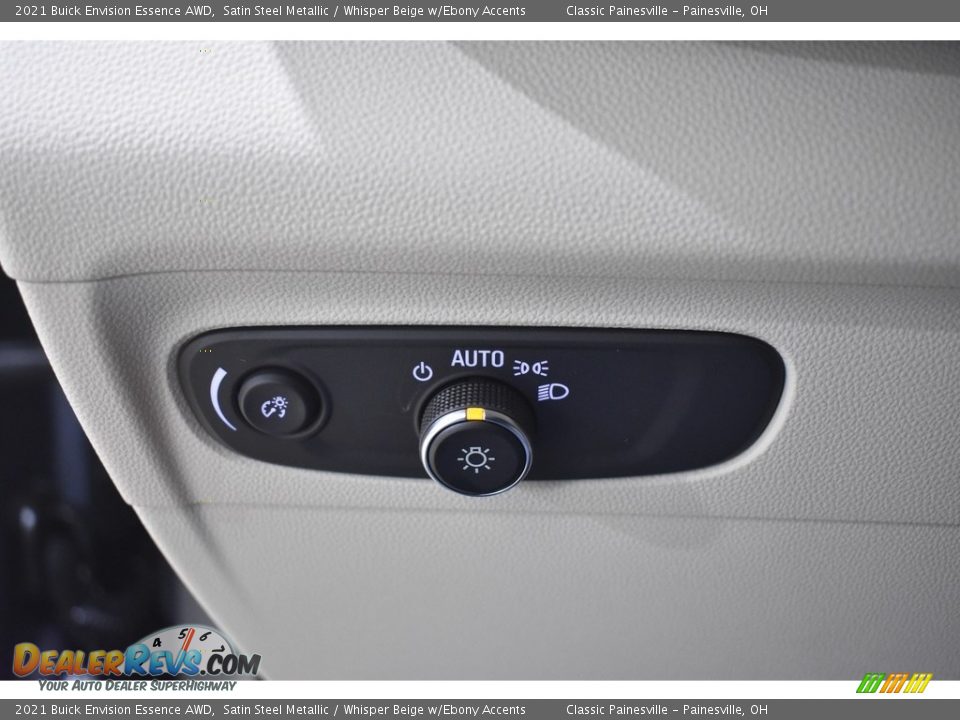 2021 Buick Envision Essence AWD Satin Steel Metallic / Whisper Beige w/Ebony Accents Photo #9