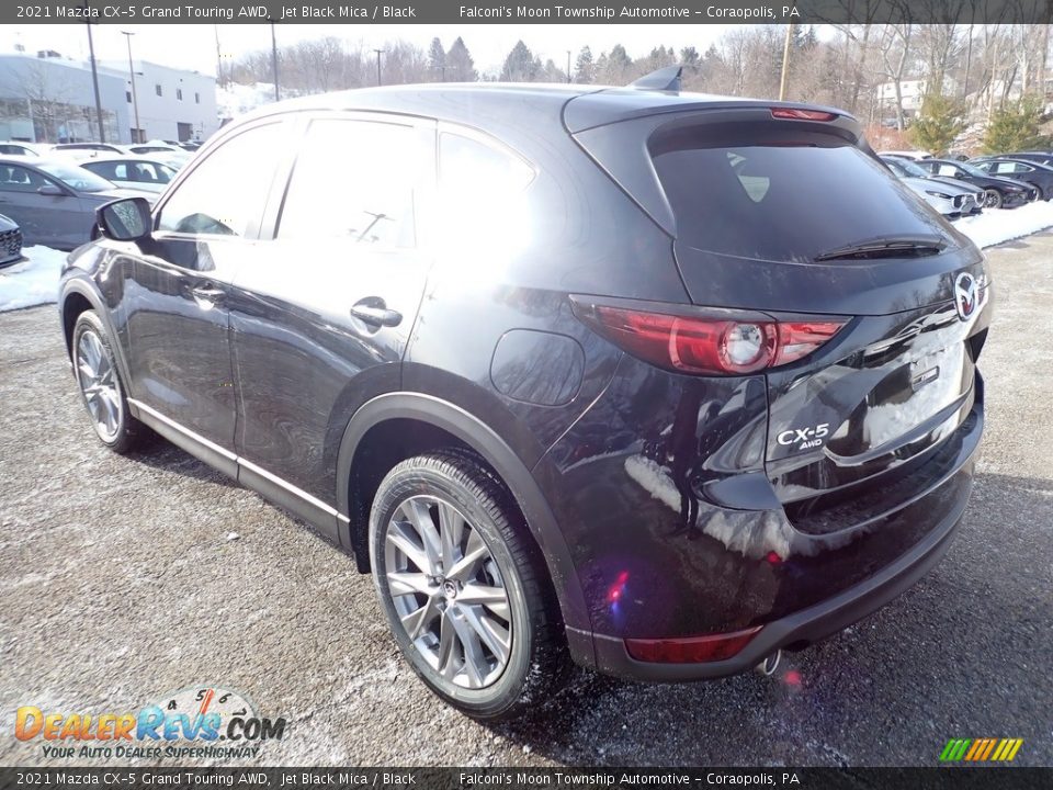 2021 Mazda CX-5 Grand Touring AWD Jet Black Mica / Black Photo #6