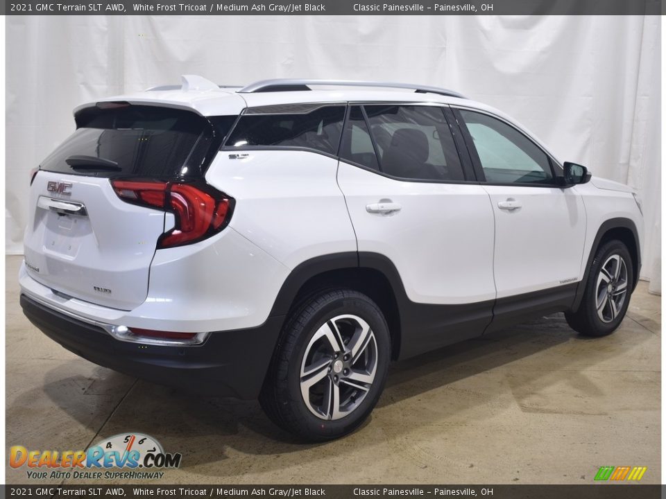 2021 GMC Terrain SLT AWD White Frost Tricoat / Medium Ash Gray/Jet Black Photo #2