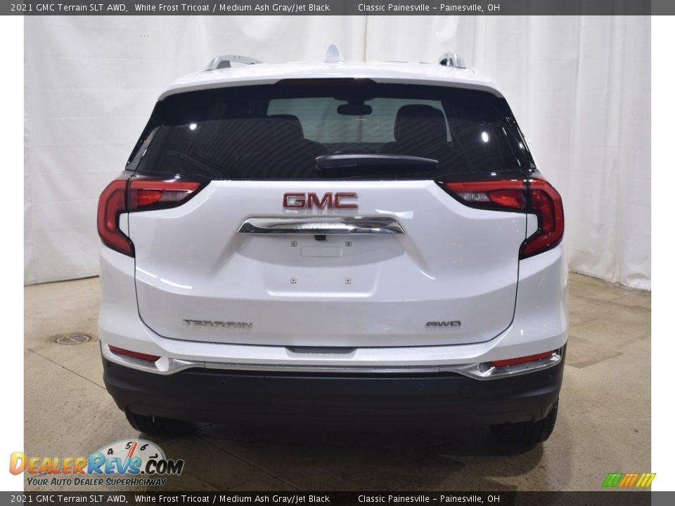 2021 GMC Terrain SLT AWD White Frost Tricoat / Medium Ash Gray/Jet Black Photo #3