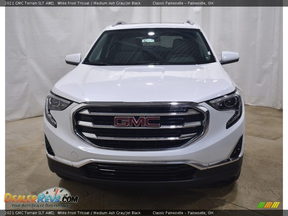 2021 GMC Terrain SLT AWD White Frost Tricoat / Medium Ash Gray/Jet Black Photo #4