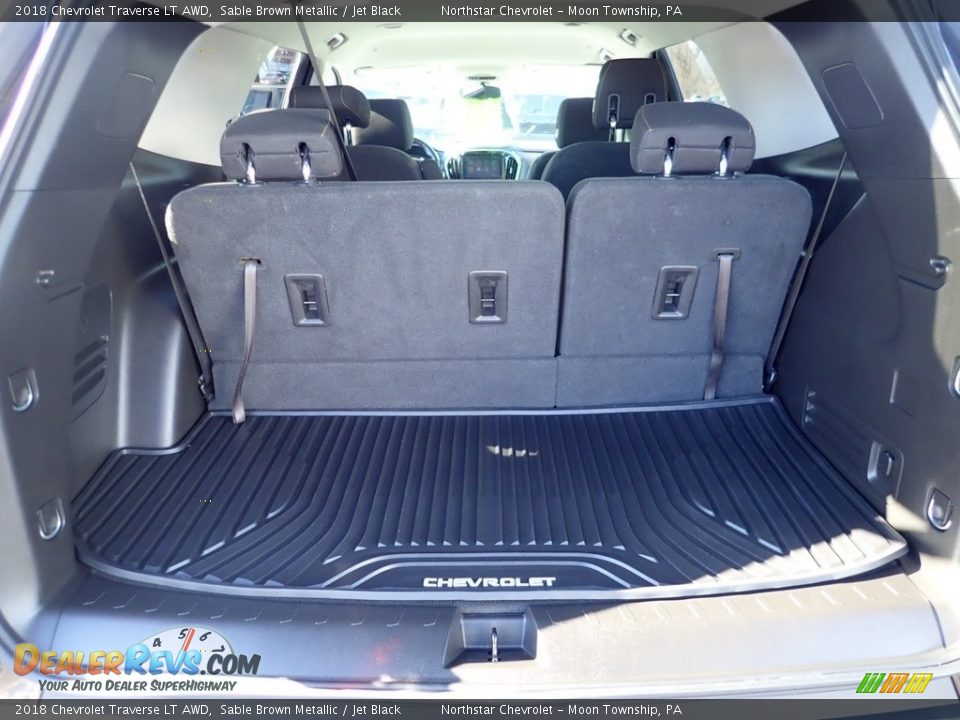 2018 Chevrolet Traverse LT AWD Sable Brown Metallic / Jet Black Photo #7