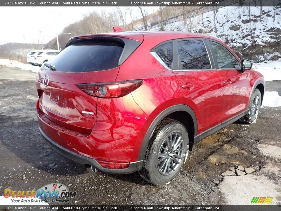 2021 Mazda CX-5 Touring AWD Soul Red Crystal Metallic / Black Photo #2