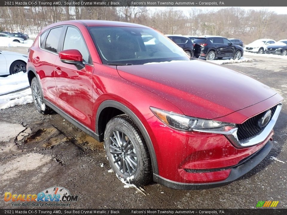 2021 Mazda CX-5 Touring AWD Soul Red Crystal Metallic / Black Photo #3