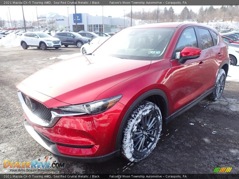 2021 Mazda CX-5 Touring AWD Soul Red Crystal Metallic / Black Photo #4