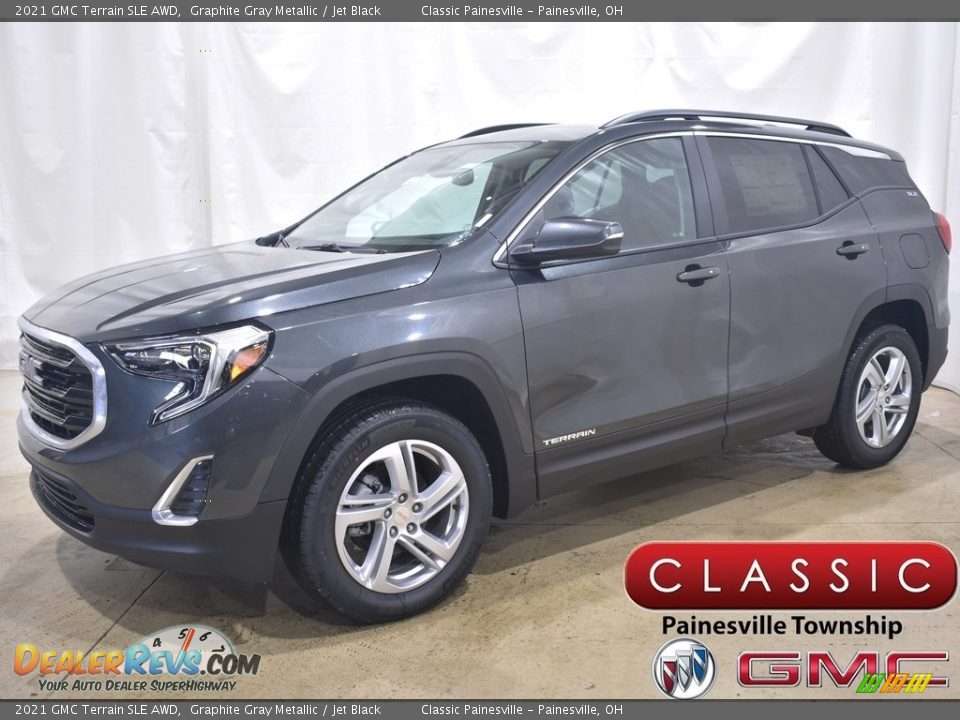 2021 GMC Terrain SLE AWD Graphite Gray Metallic / Jet Black Photo #1