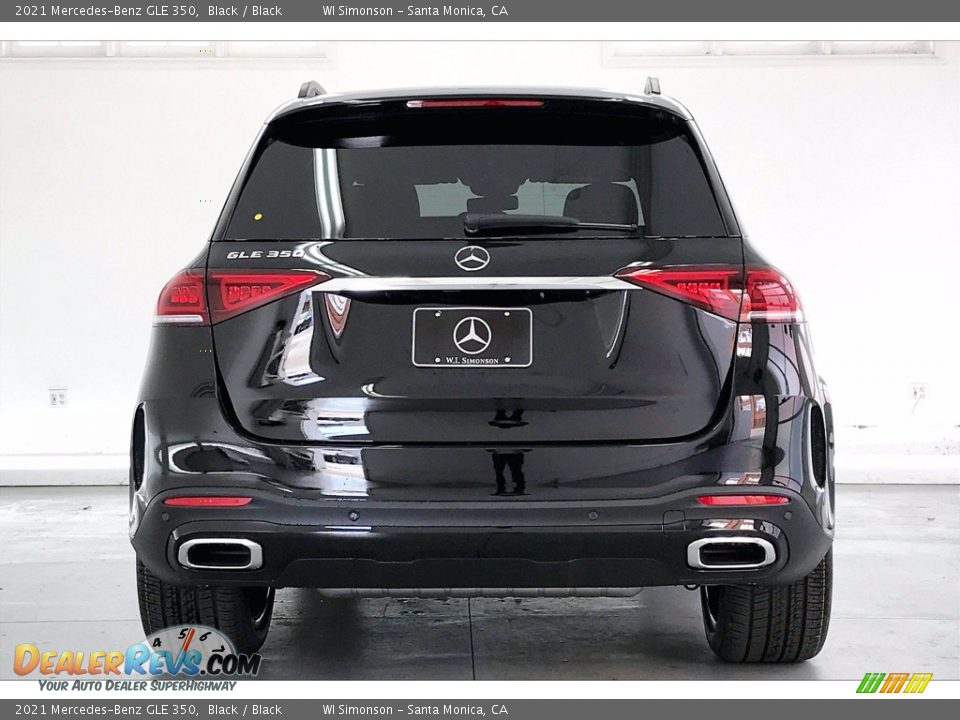 2021 Mercedes-Benz GLE 350 Black / Black Photo #3