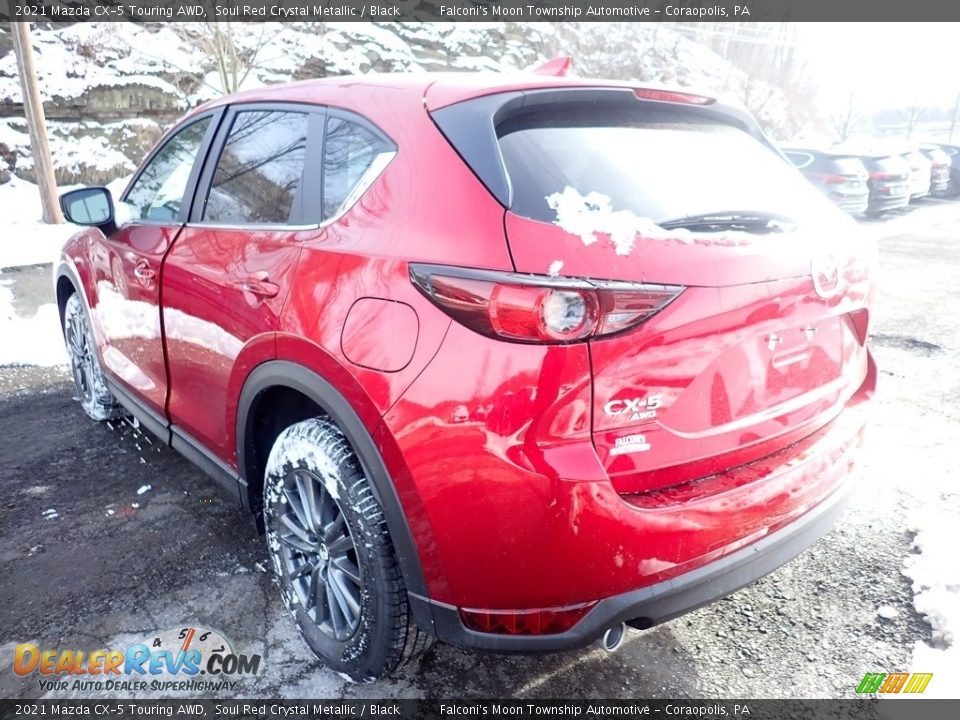 2021 Mazda CX-5 Touring AWD Soul Red Crystal Metallic / Black Photo #5