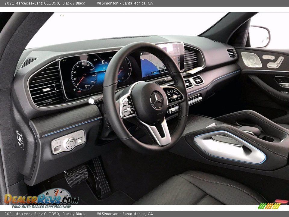 2021 Mercedes-Benz GLE 350 Black / Black Photo #4