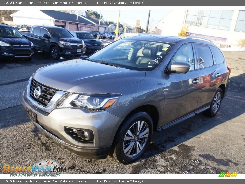 2020 Nissan Pathfinder SL 4x4 Gun Metallic / Charcoal Photo #1