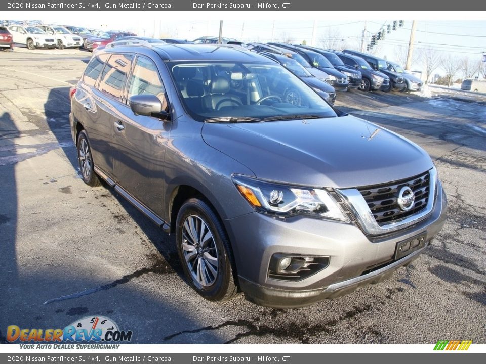 2020 Nissan Pathfinder SL 4x4 Gun Metallic / Charcoal Photo #3